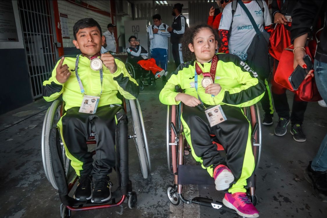 Ganan morelenses cinco medallas en Juegos Paranacionales CONADE 2022