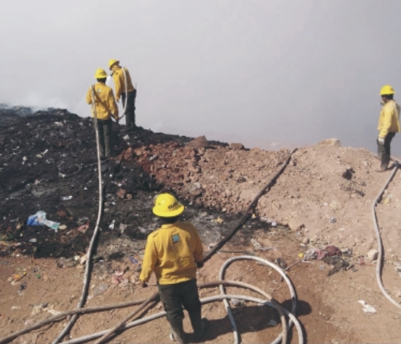 Se incendia el basurero de Tlaltizapán