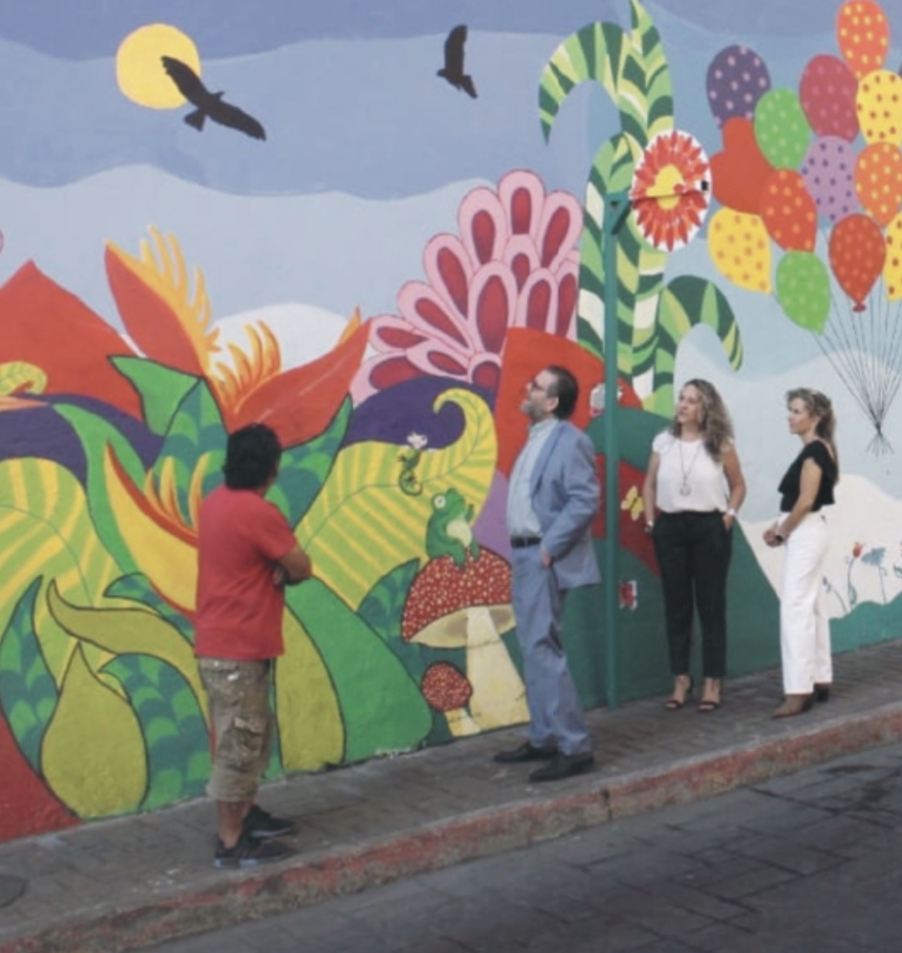 Concluyen artistas murales en «Agustín Güemes»
