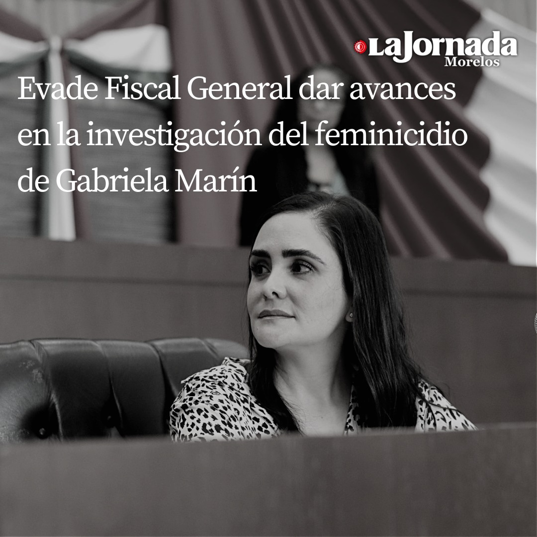 Evita Carmona Gándara dar información sobre el feminicidio de Gabriela Marín