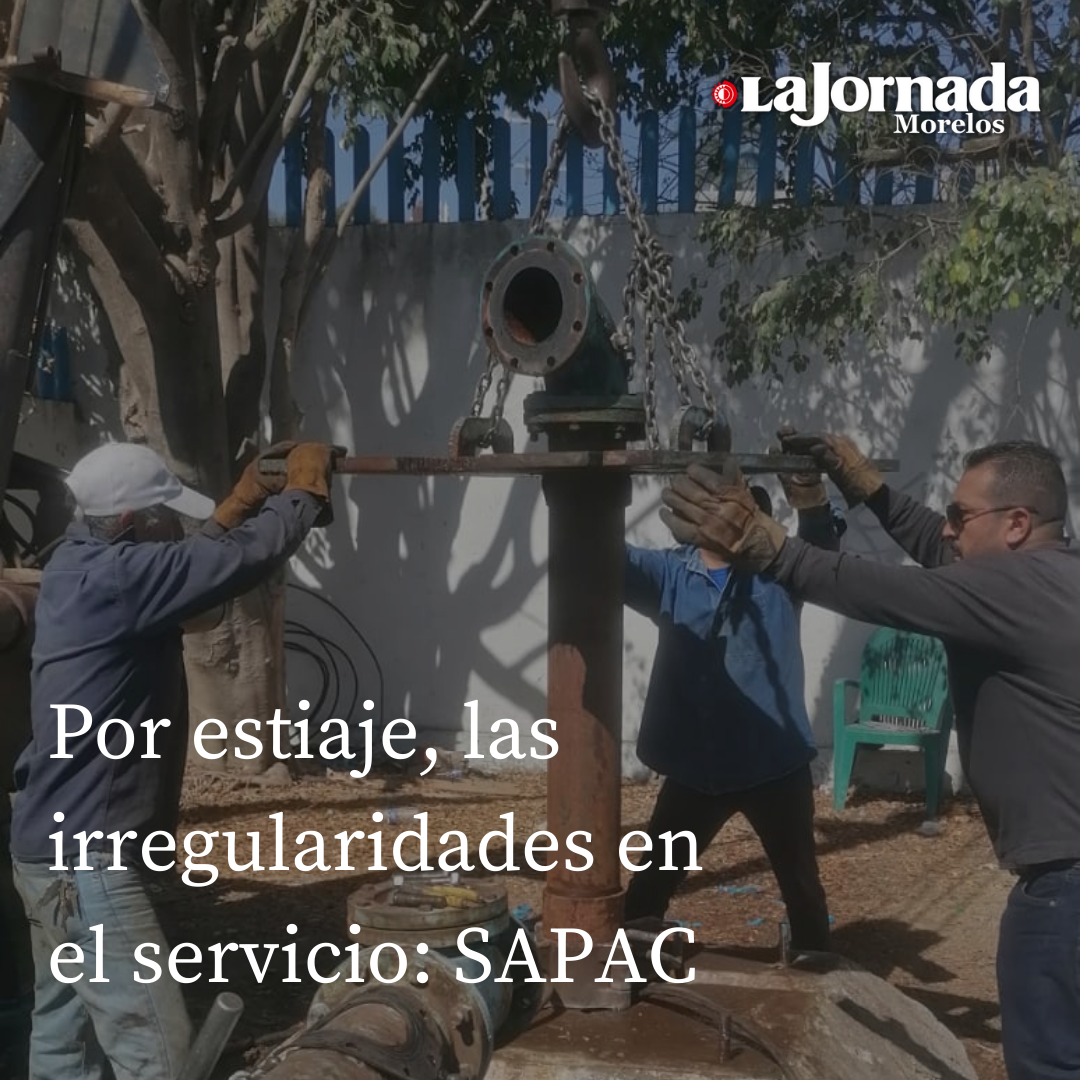 Por estiaje, las irregularidades en el servicio: SAPAC