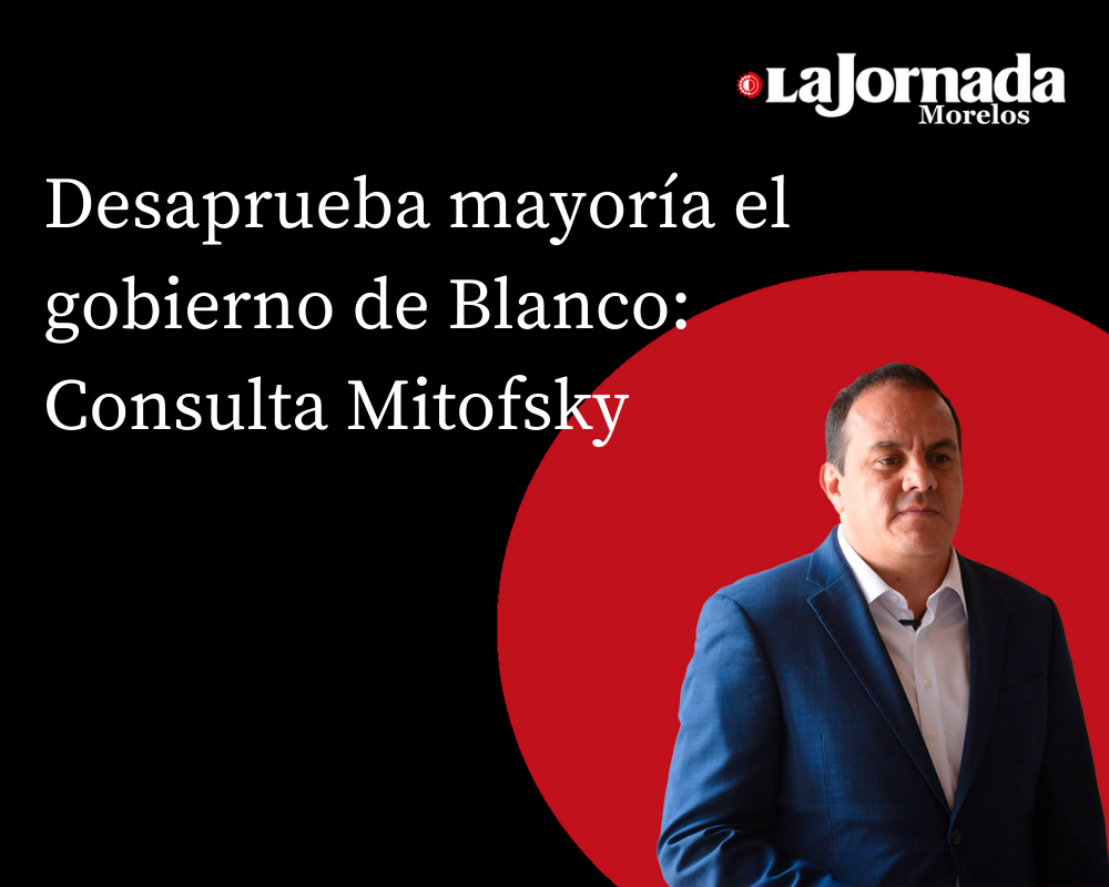 Desaprueba mayoría el gobierno de Blanco: Consulta Mitofsky