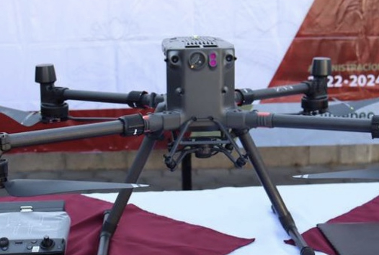 Donan a Jiutepec dron para su Secretaría de Seguridad Pública