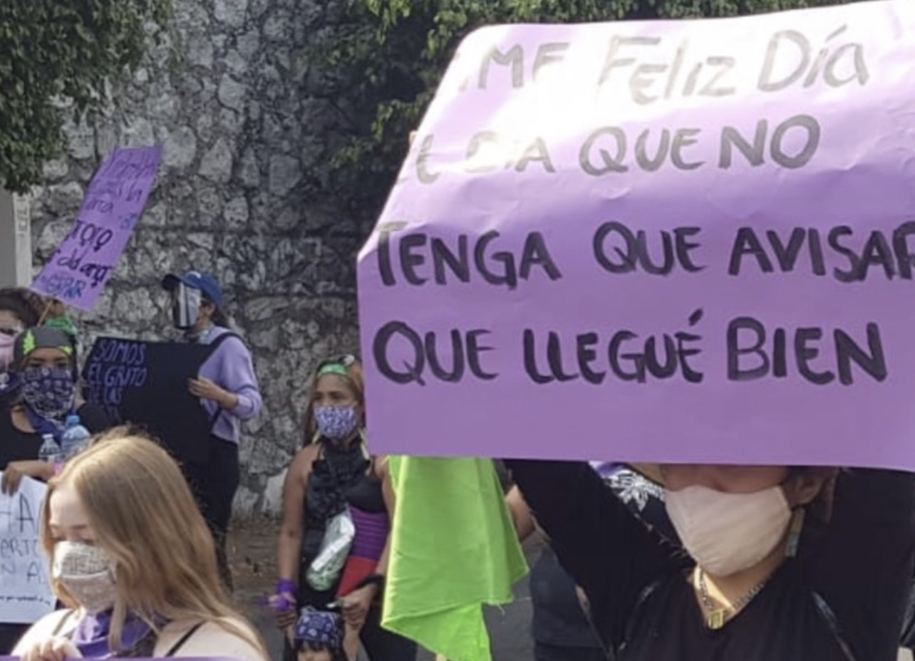 Busca gobierno criminalizar marcha del 8M: Feministas