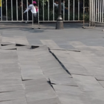 Se abrió el piso de Plaza de Armas en Cuernavaca 