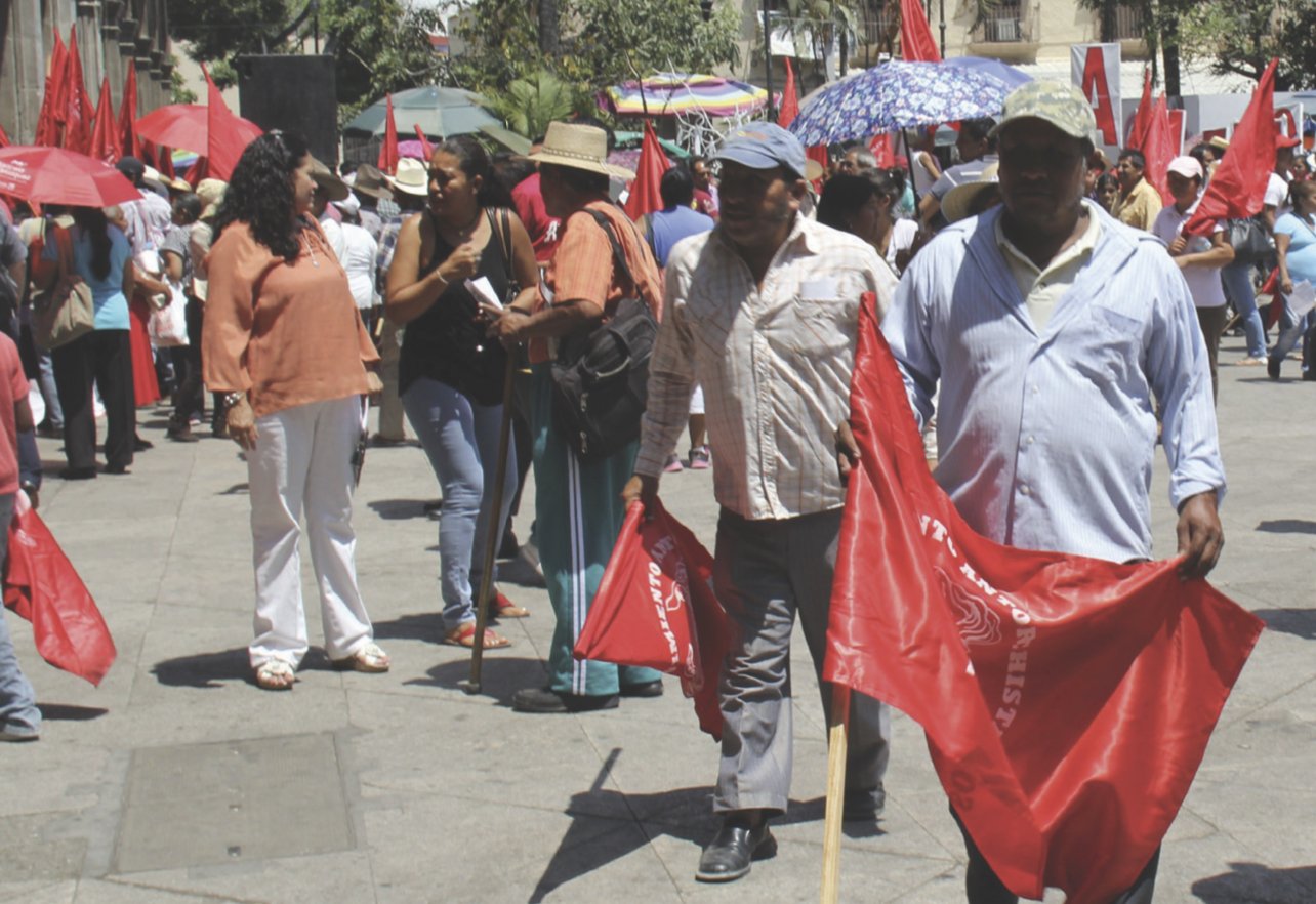 Cerca de mil Antorchistas protestaron por falta de atención del gobierno estatal
