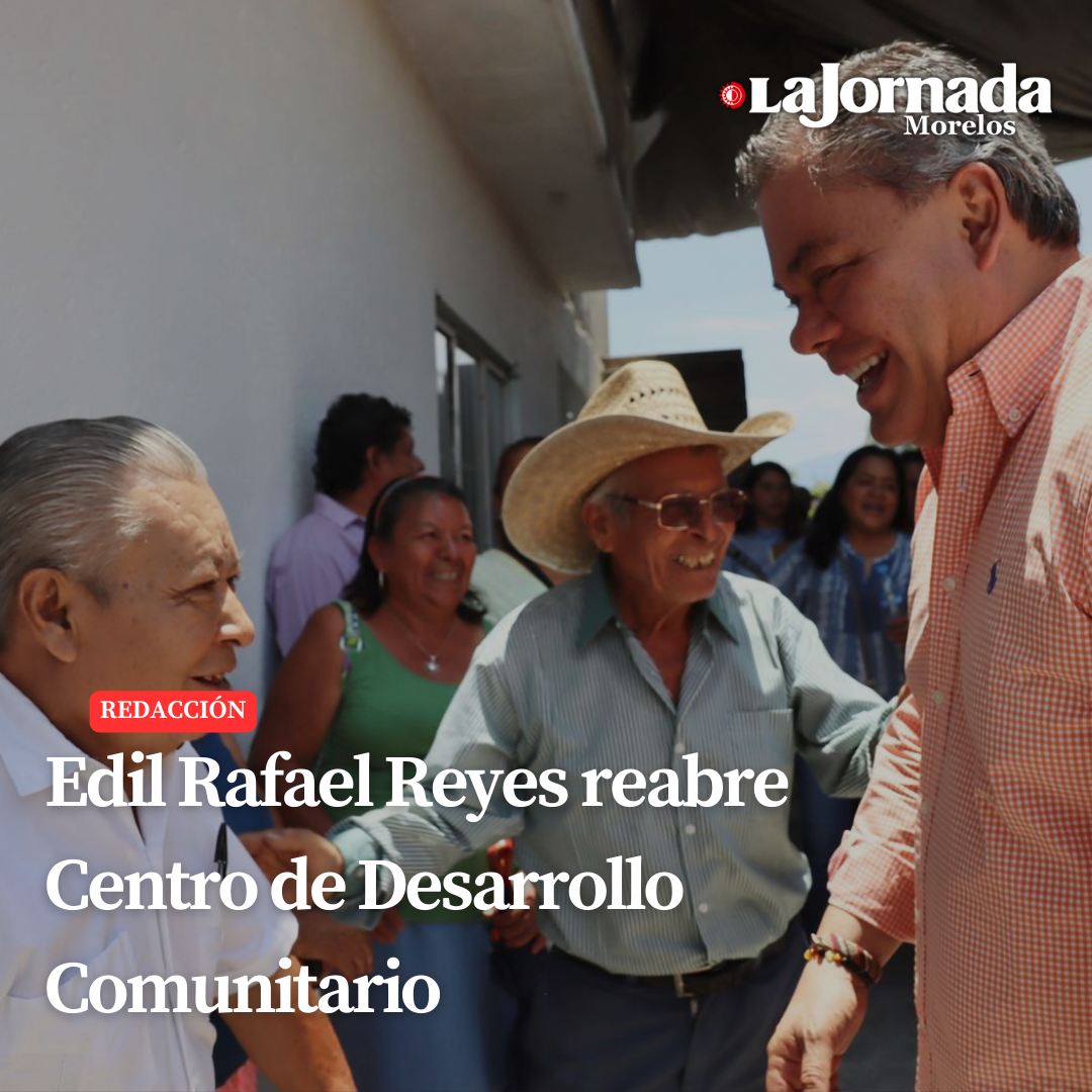 Edil Rafael Reyes reabreCentro de Desarrollo Comunitario 
