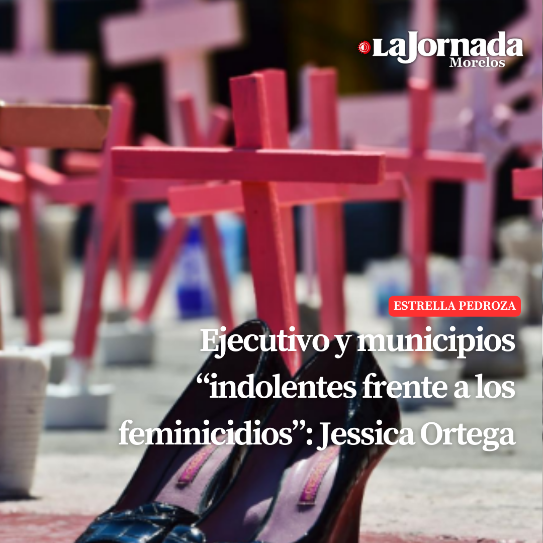 Ejecutivo y municipios “indolentes frente a los feminicidios”: Jessica Ortega 