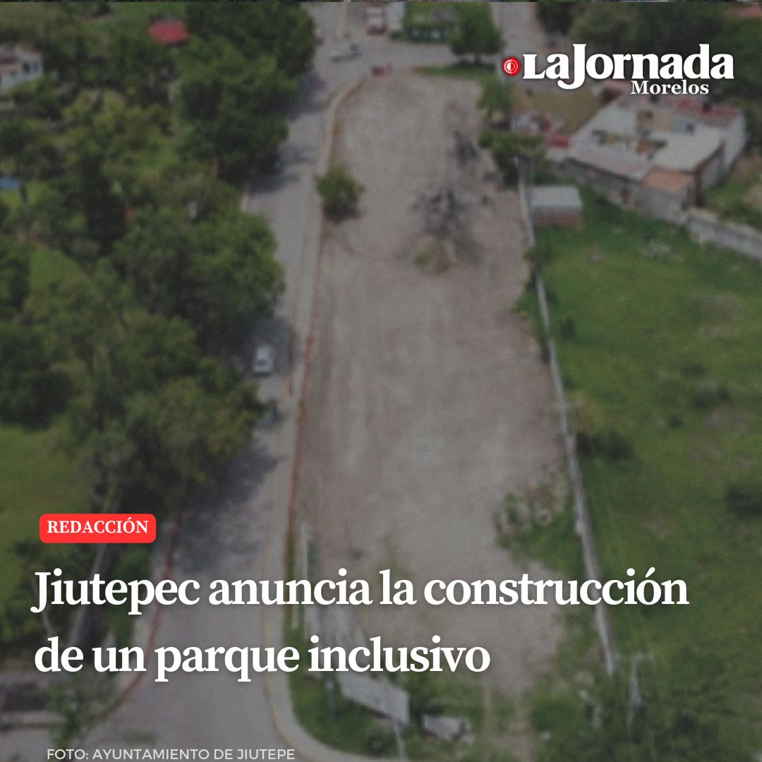 Jiutepec anuncia la construcción de un parque inclusivo