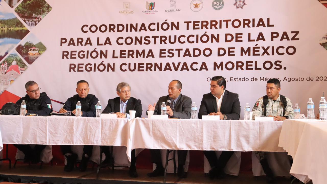 Por inseguridad, firman convenio Cuernavaca, Huitzilac y Ocuilan