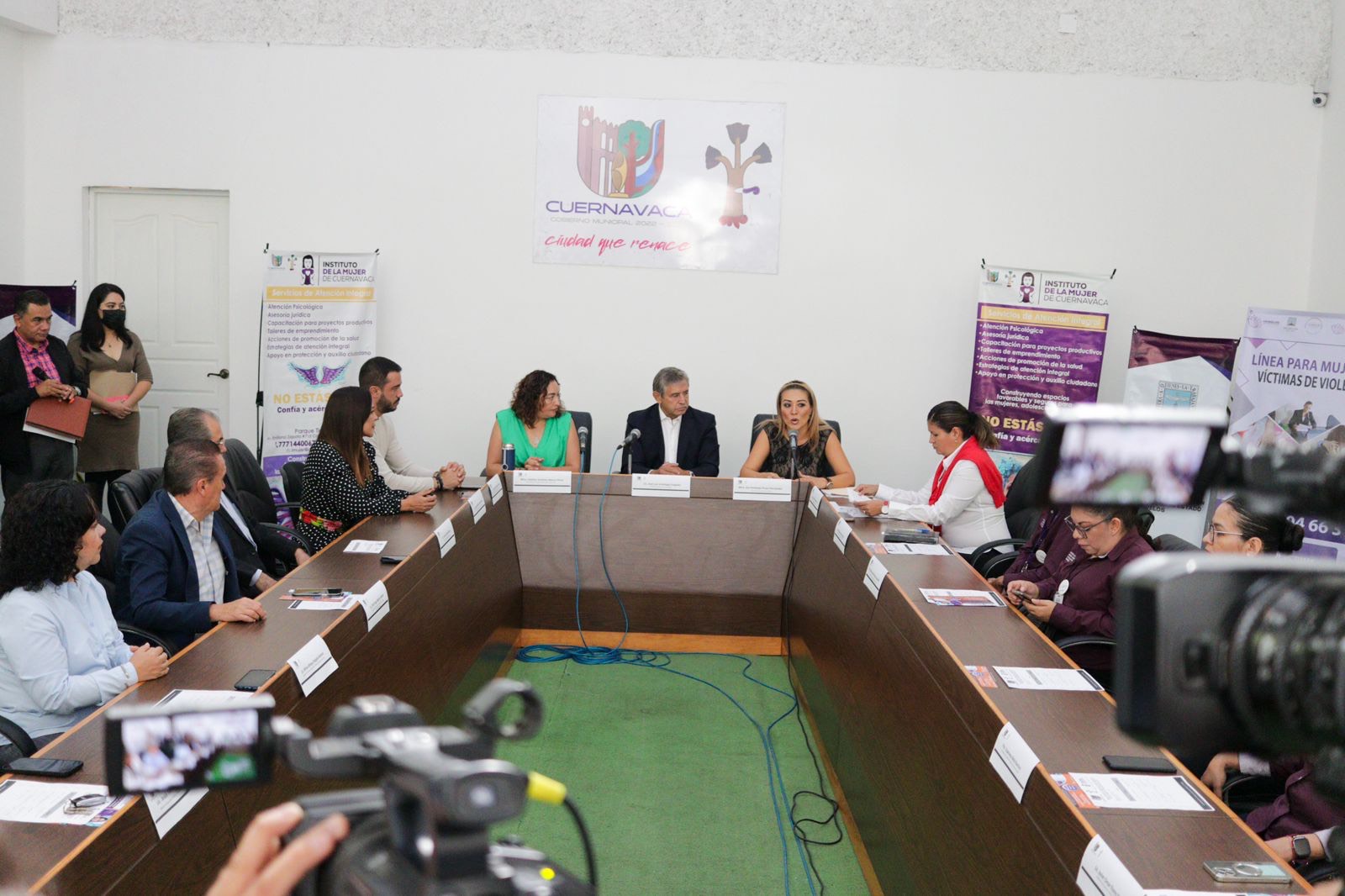El gobierno de Cuernavaca y la CEARV firman convenio a favor de víctimas de violencia de género
