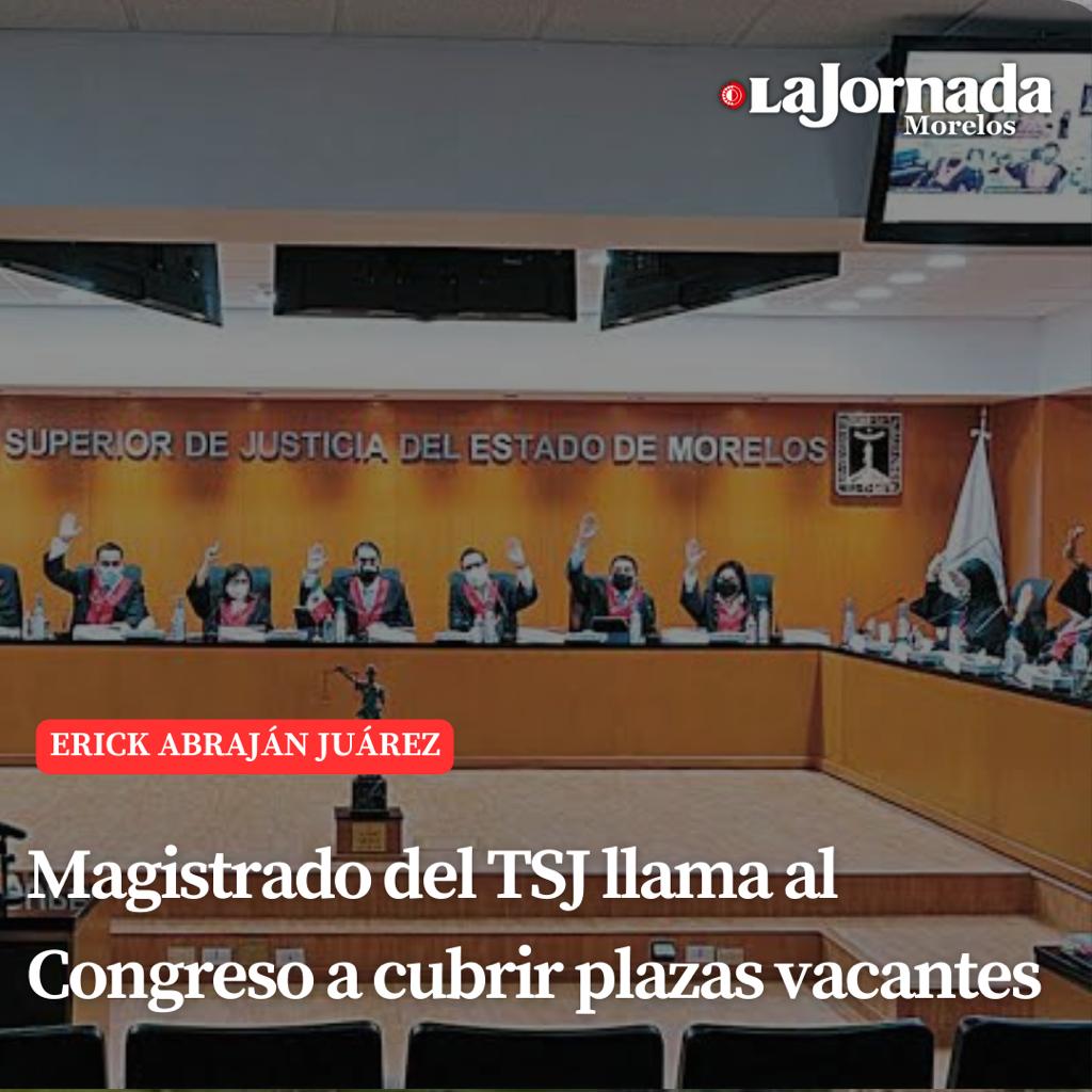 Magistrado del TSJ llama al Congreso a cubrir plazas vacantes