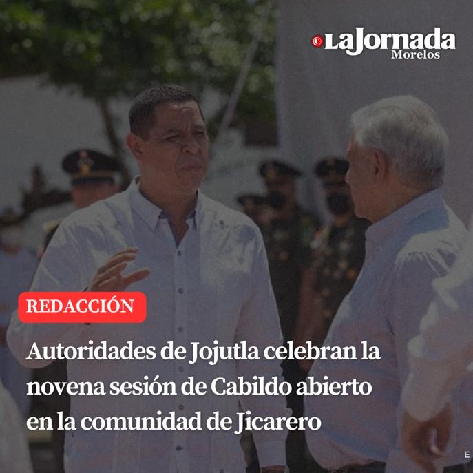 Autoridades de Jojutla celebran la novena sesión de Cabildo abierto en la comunidad de Jicarero