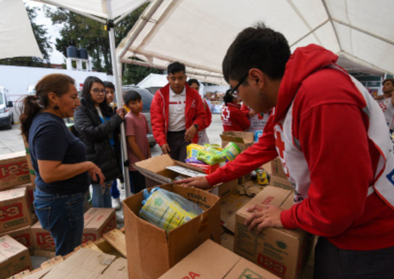 Cruz Roja Morelos destina más de 40 mil kilos de ayuda para Guerrero
