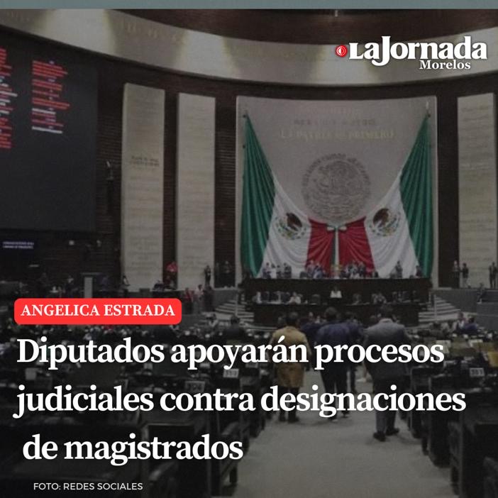Diputados apoyarán procesos judiciales contra designaciones de magistrados