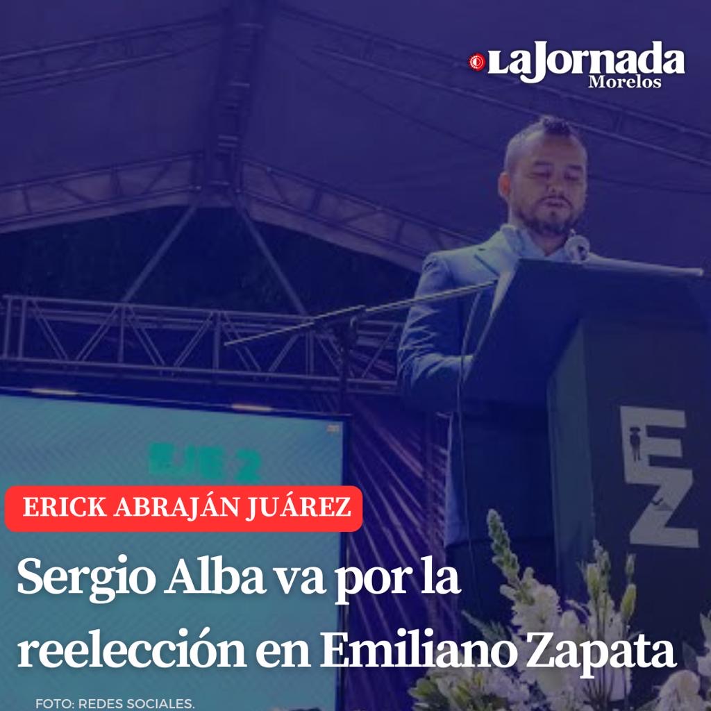 Sergio Alba va por la reelección en Emiliano Zapata