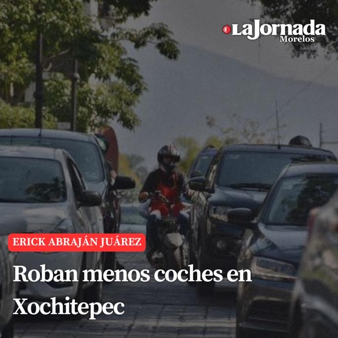 Roban menos coches en Xochitepec