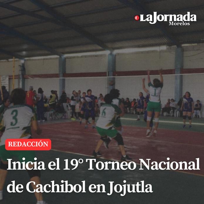 Inicia el 19° Torneo Nacional de Cachibol en Jojutla