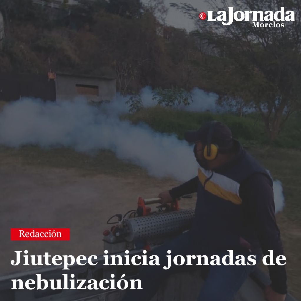 Jiutepec inicia jornadas de nebulización