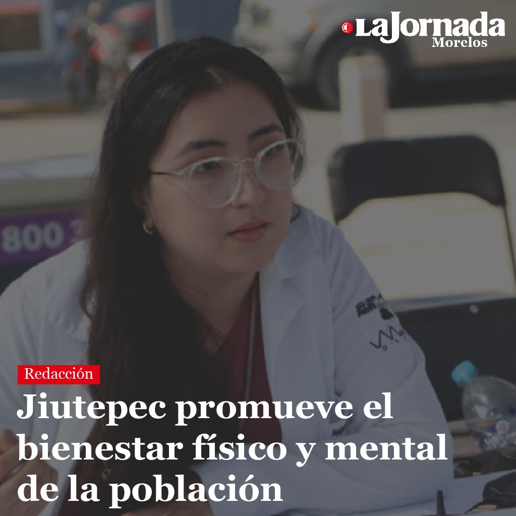 Jiutepec promueve el bienestar físico y mental de la población