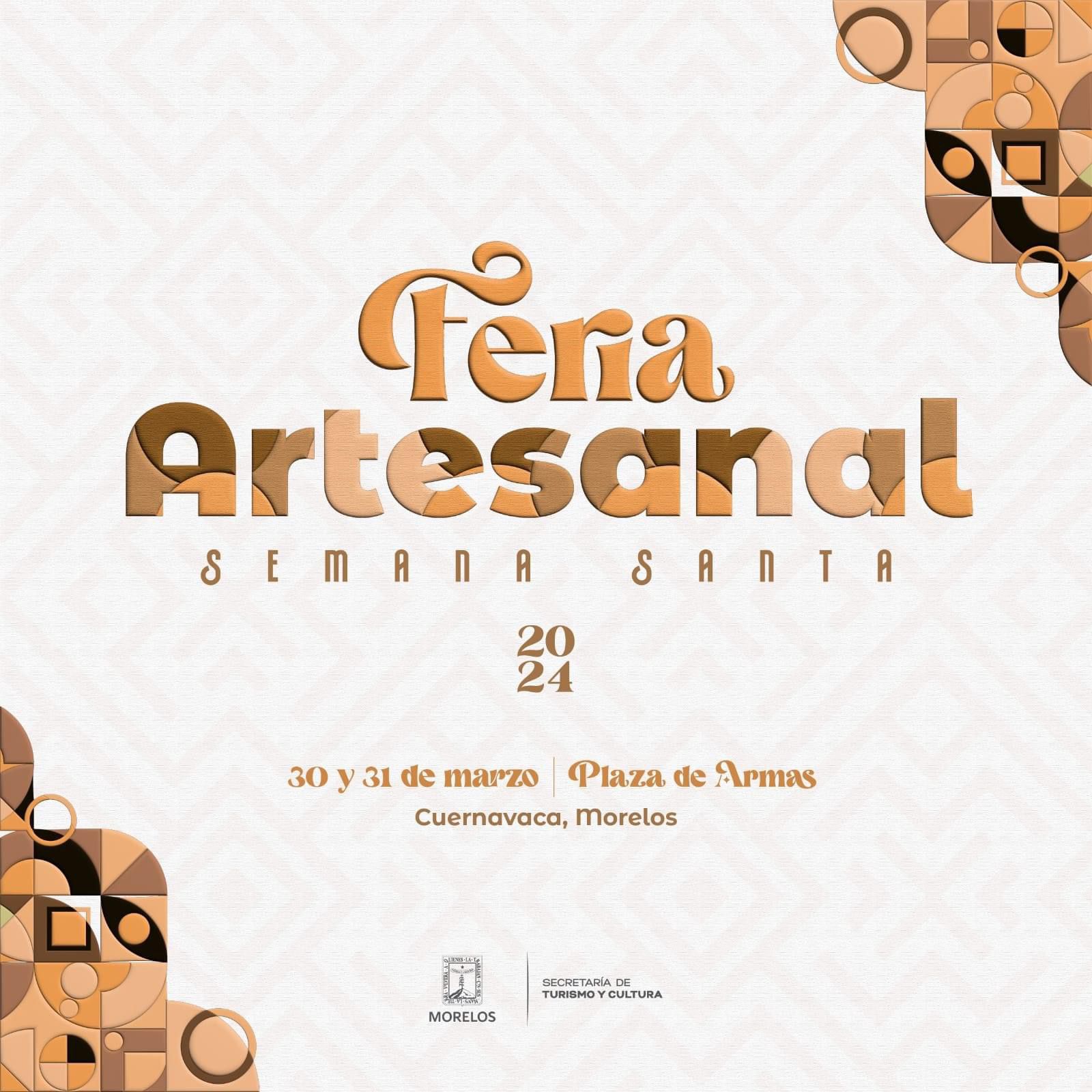 Convocan a la Feria Artesanal de Semana Santa 2024 en Cuernavaca