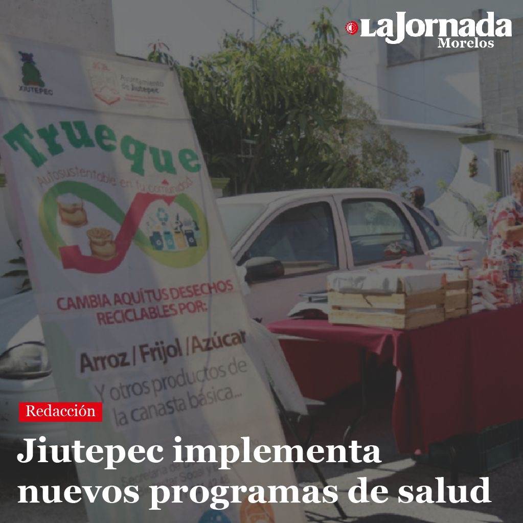 Jiutepec implementa nuevos programas de salud