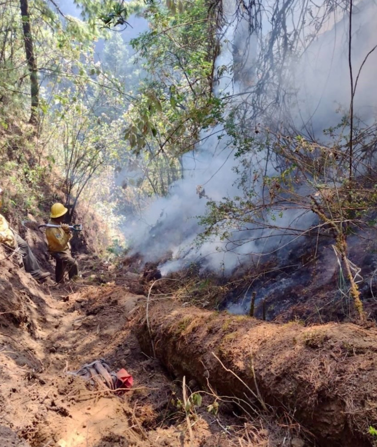 Se mantienen activos cinco incendios en Morelos