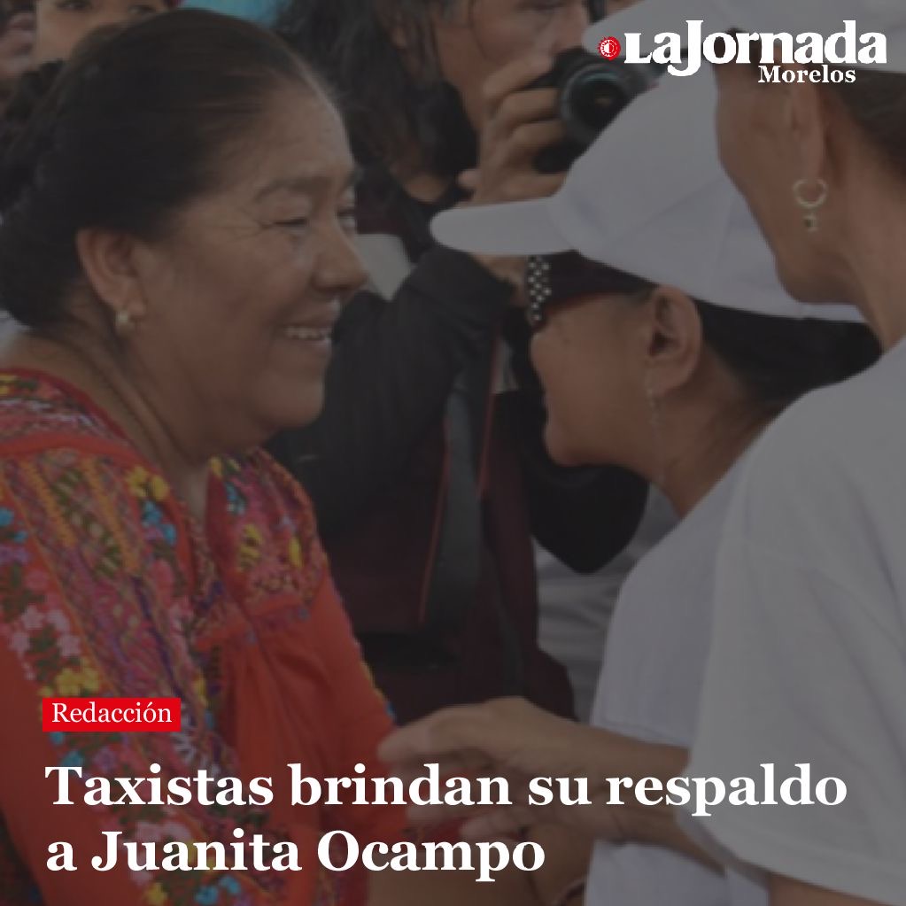 Taxistas brindan su respaldo a Juanita Ocampo