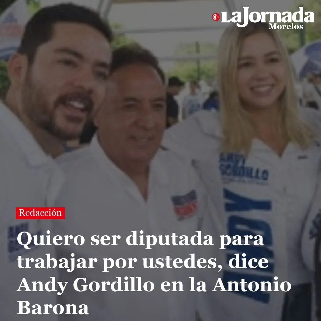 Quiero ser diputada para trabajar por ustedes, dice Andy Gordillo en la Antonio Barona