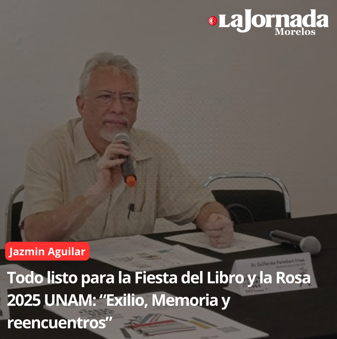 Todo listo para la Fiesta del Libro y la Rosa 2025 UNAM: “Exilio, Memoria y reencuentros”
