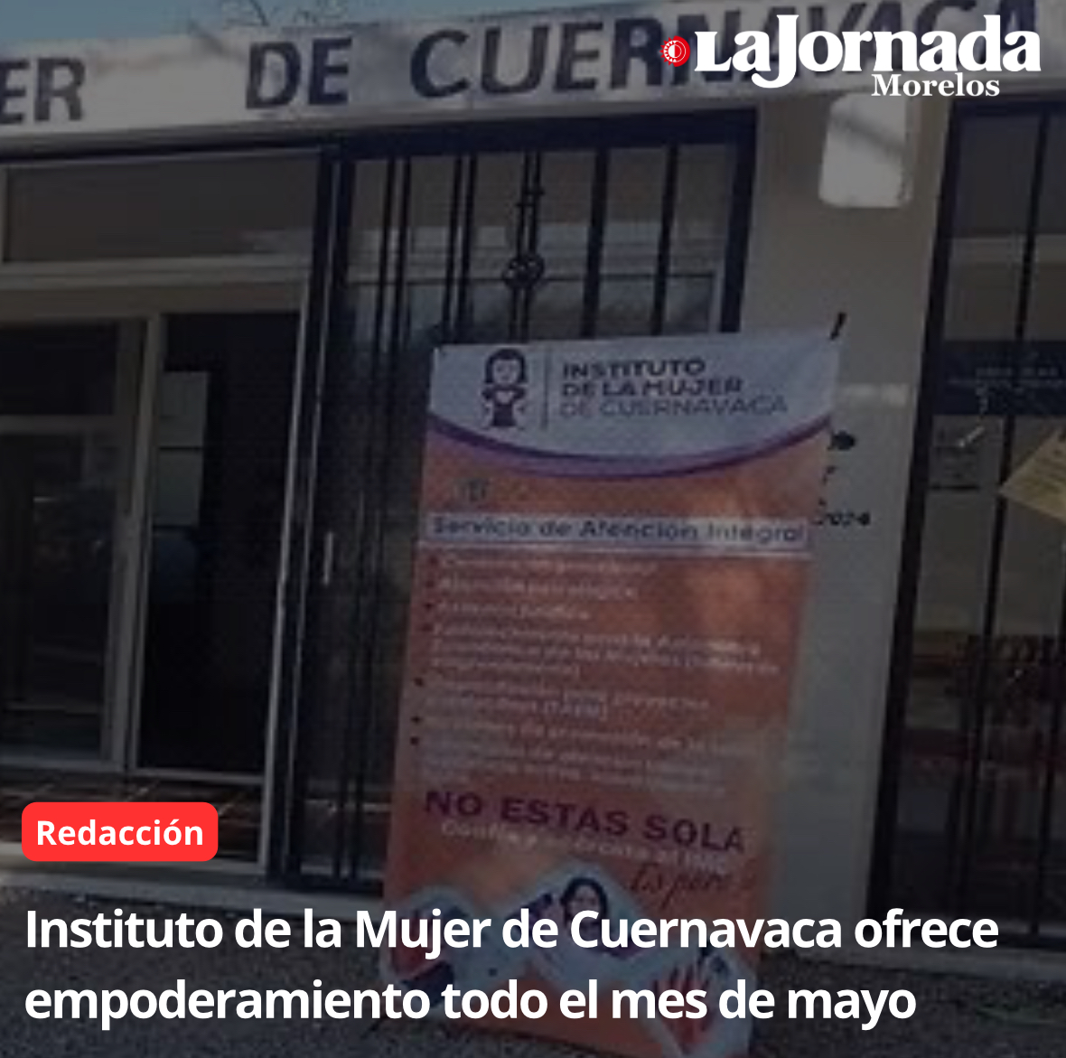 Instituto de la Mujer de Cuernavaca ofrece empoderamiento todo el mes de mayo